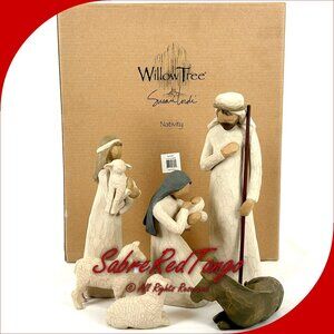 DEMDACO Willow Tree Susan Lordi Nativity 6 Piece Hand Painted Set #26005
